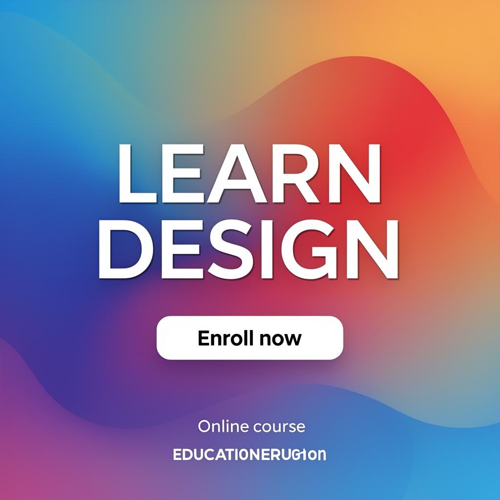 Online course ad