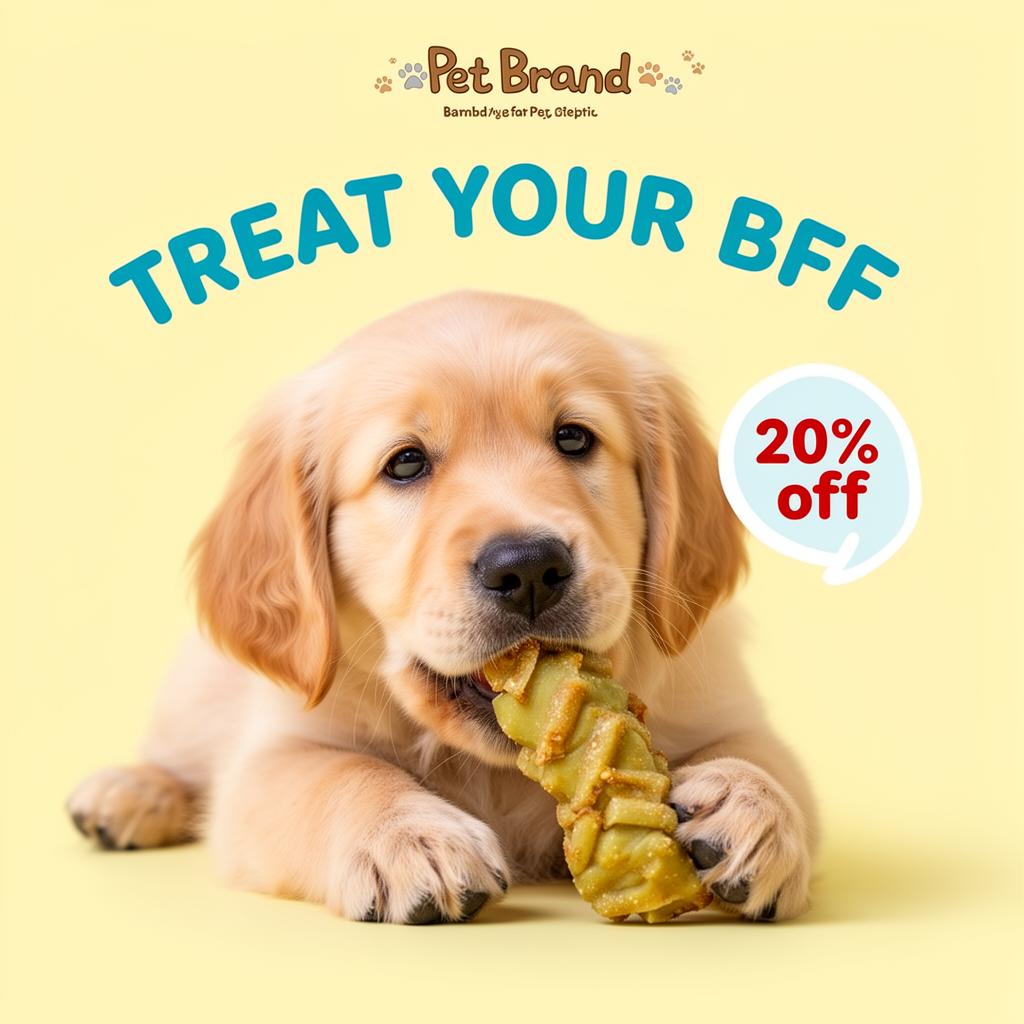 Pet treat ad